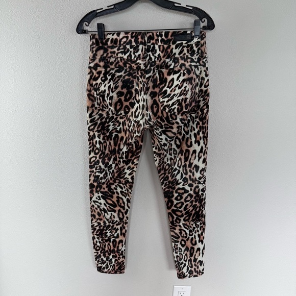 NWOT AG Leopard Print Farrah Skinny Ankle Pants Velvet Casual Women’s 27 - Picture 9 of 12